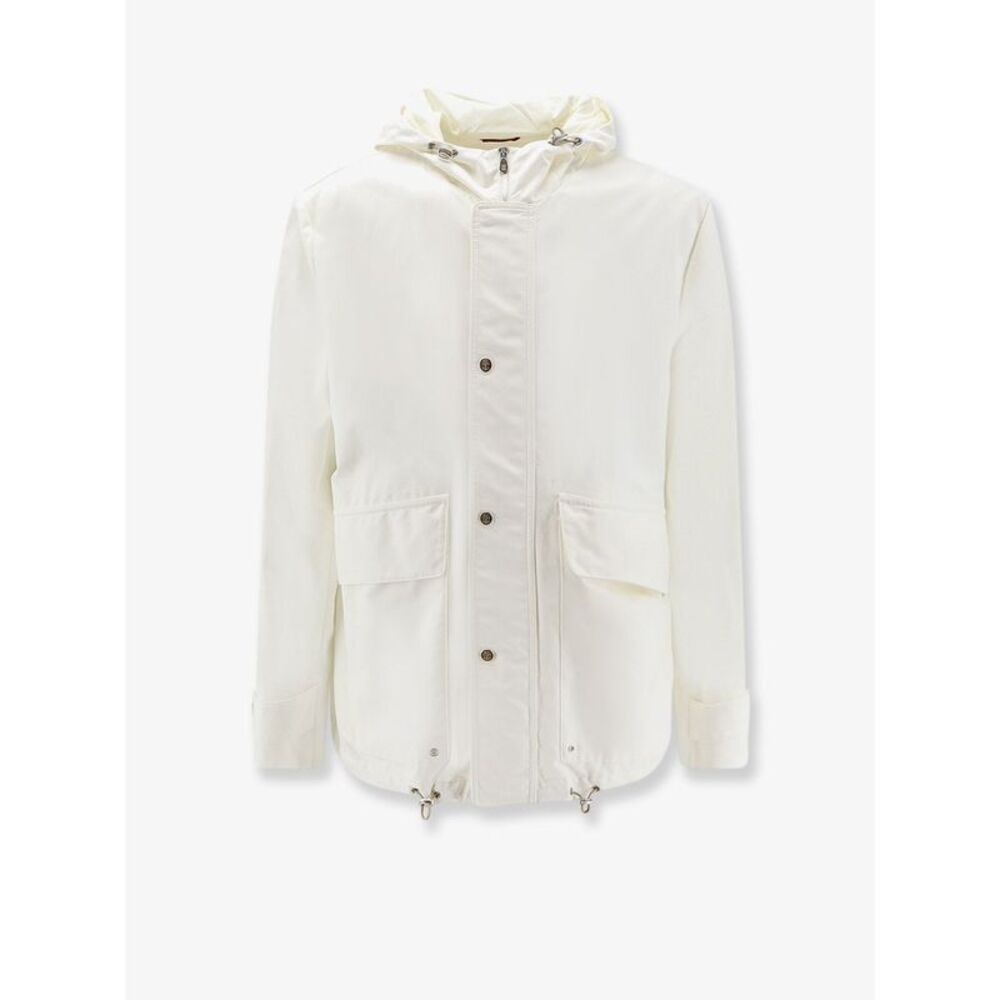 Brunello Cucinelli Men Cotton And Nylon Blend Jacket